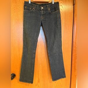 Lucky Brand Women's Dark Gray Straight Leg Jeans